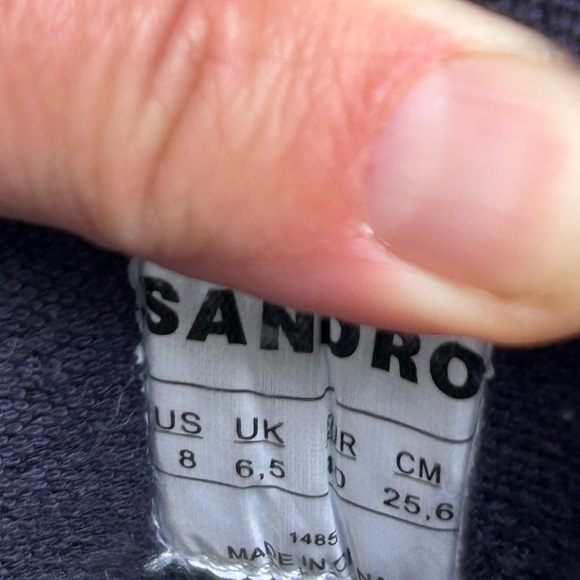 Sandro Paris Flame Sneakers, Blue/ Purple, size 40 - Picture 11 of 12